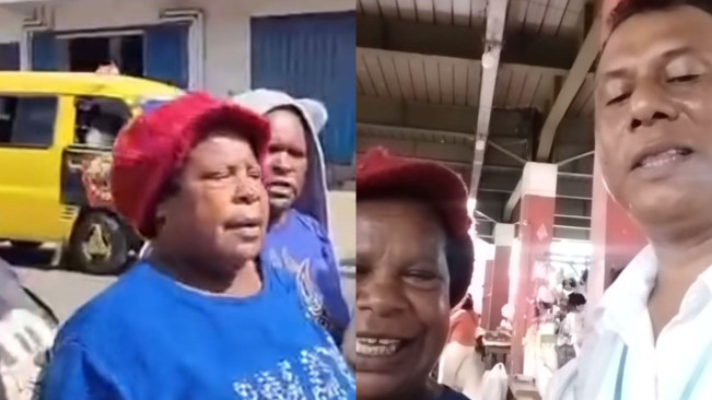 Mama Papua Sempat Marah Karena Dagangannya Belum Dibayar (TikTok)
